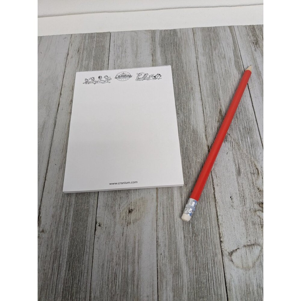 Cranium Hoopla Board Game Replacement Parts Blank Score Cards W Pencil 2002-2004